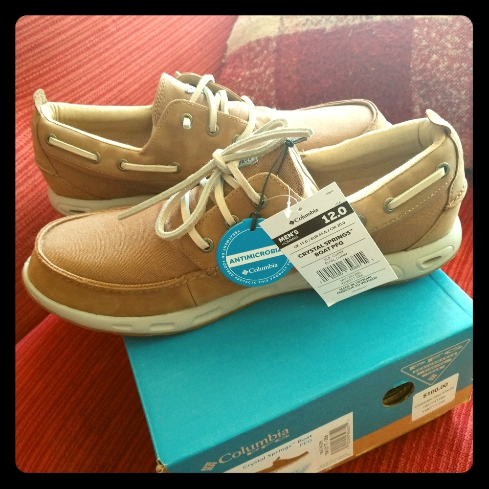 Columbia PFG boat shoes